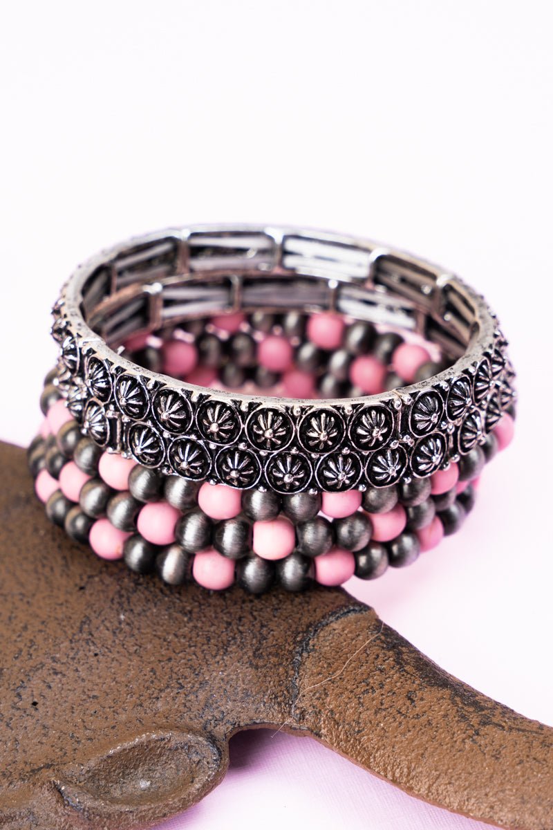 Love Belt Buckle Key Heart Pink Ball Infinity Layer Wrap Bracelet | eBay